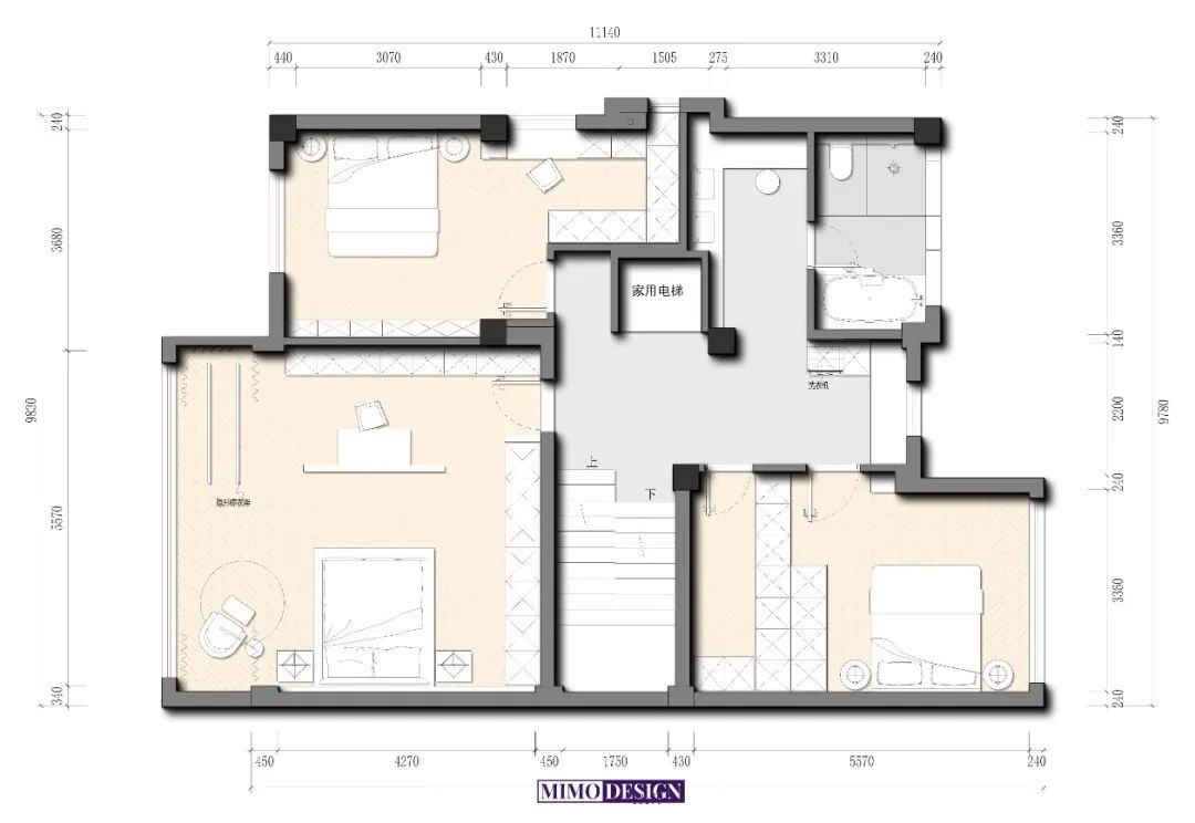 美拉德复古美式风住宅设计-59