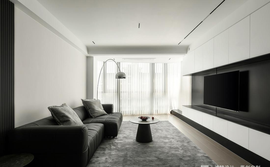 110㎡禁欲系现代风住宅-1
