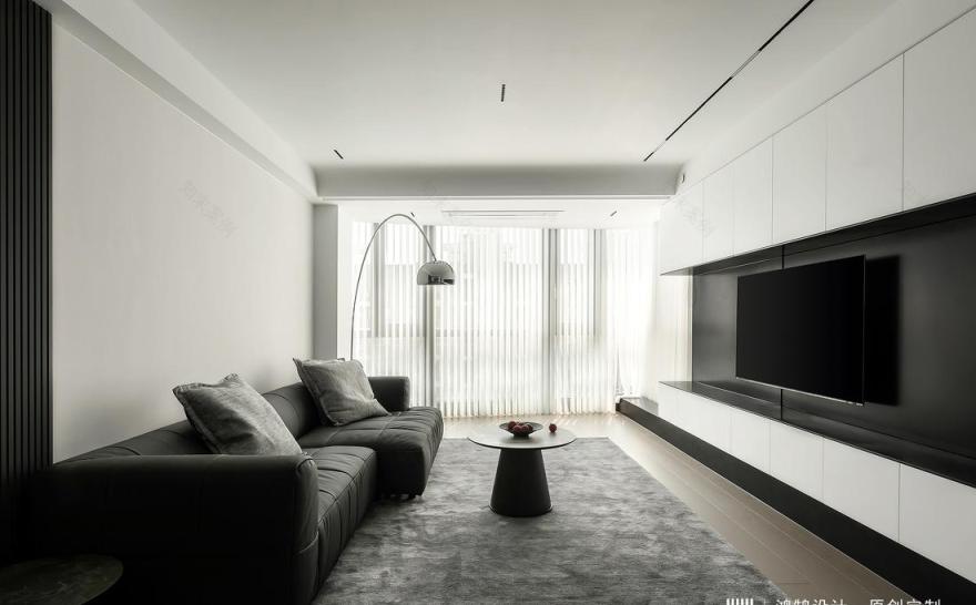 110㎡禁欲系现代风住宅-1