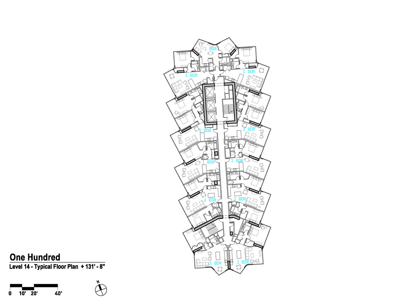 One Hundred 住宅塔楼丨美国丨Studio Gang-39