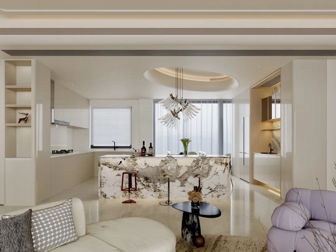 170㎡现代轻奢丨麓悦尚宸丨中国湖南丨纵向·空间设计-15