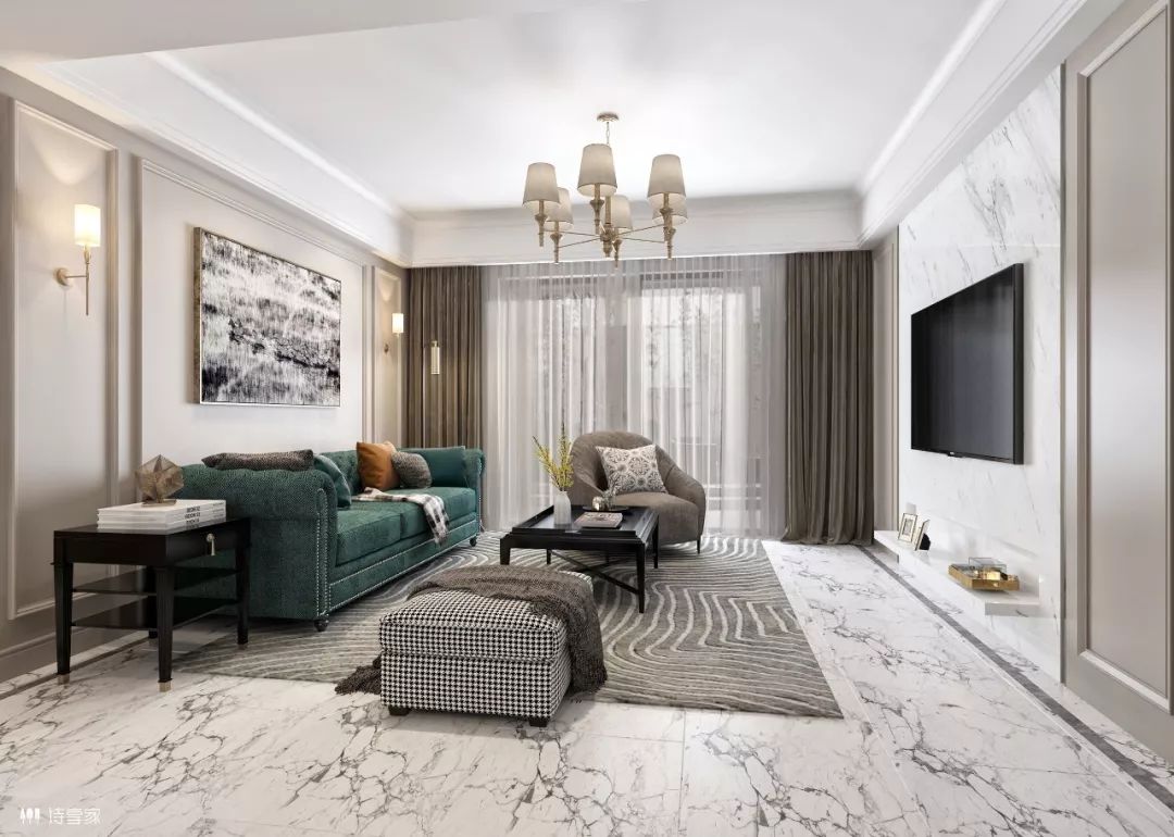 极简灰色调,打造时尚北欧风与优雅美式家居-12