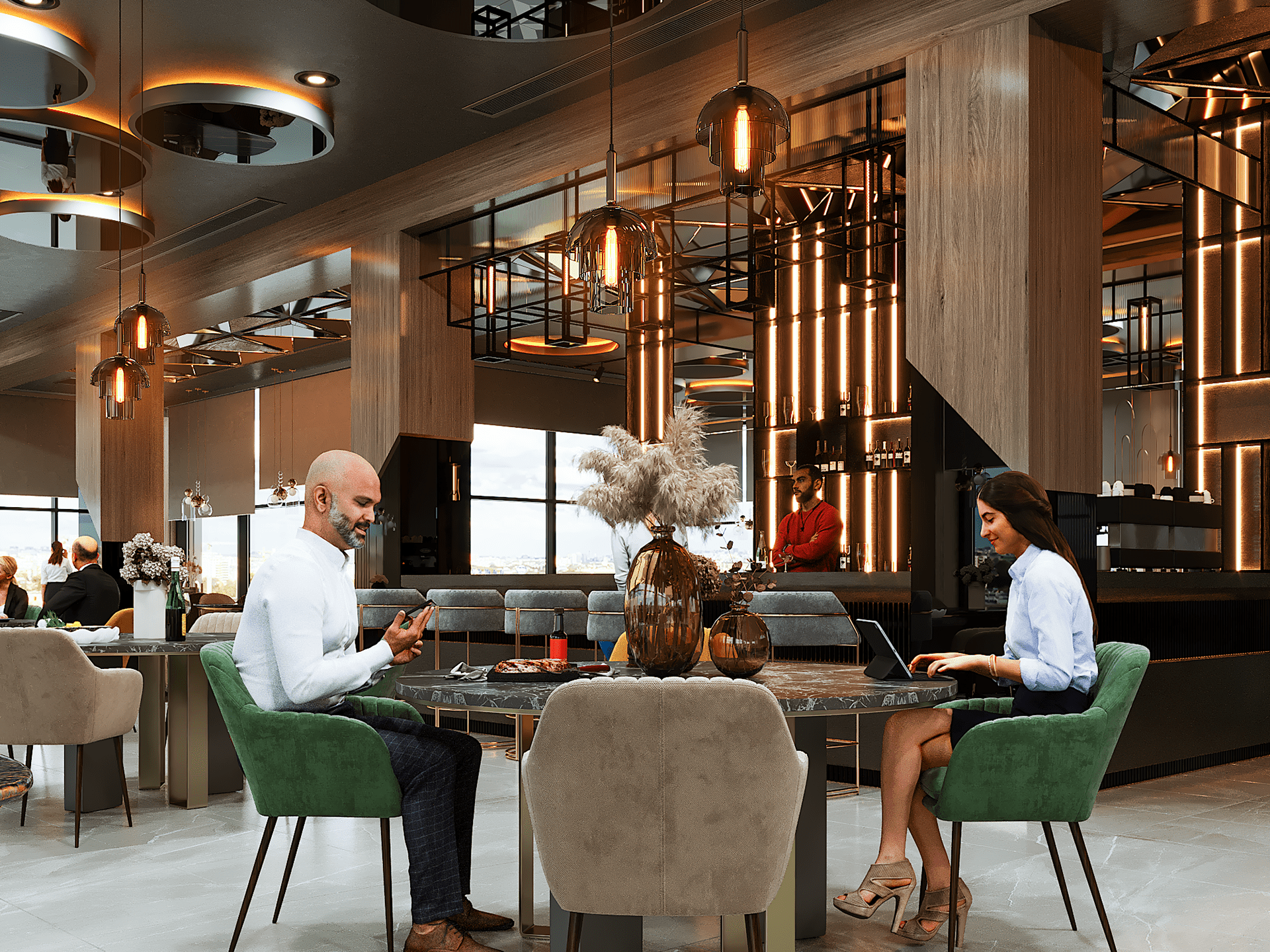 Interior design - Lounge bar-3