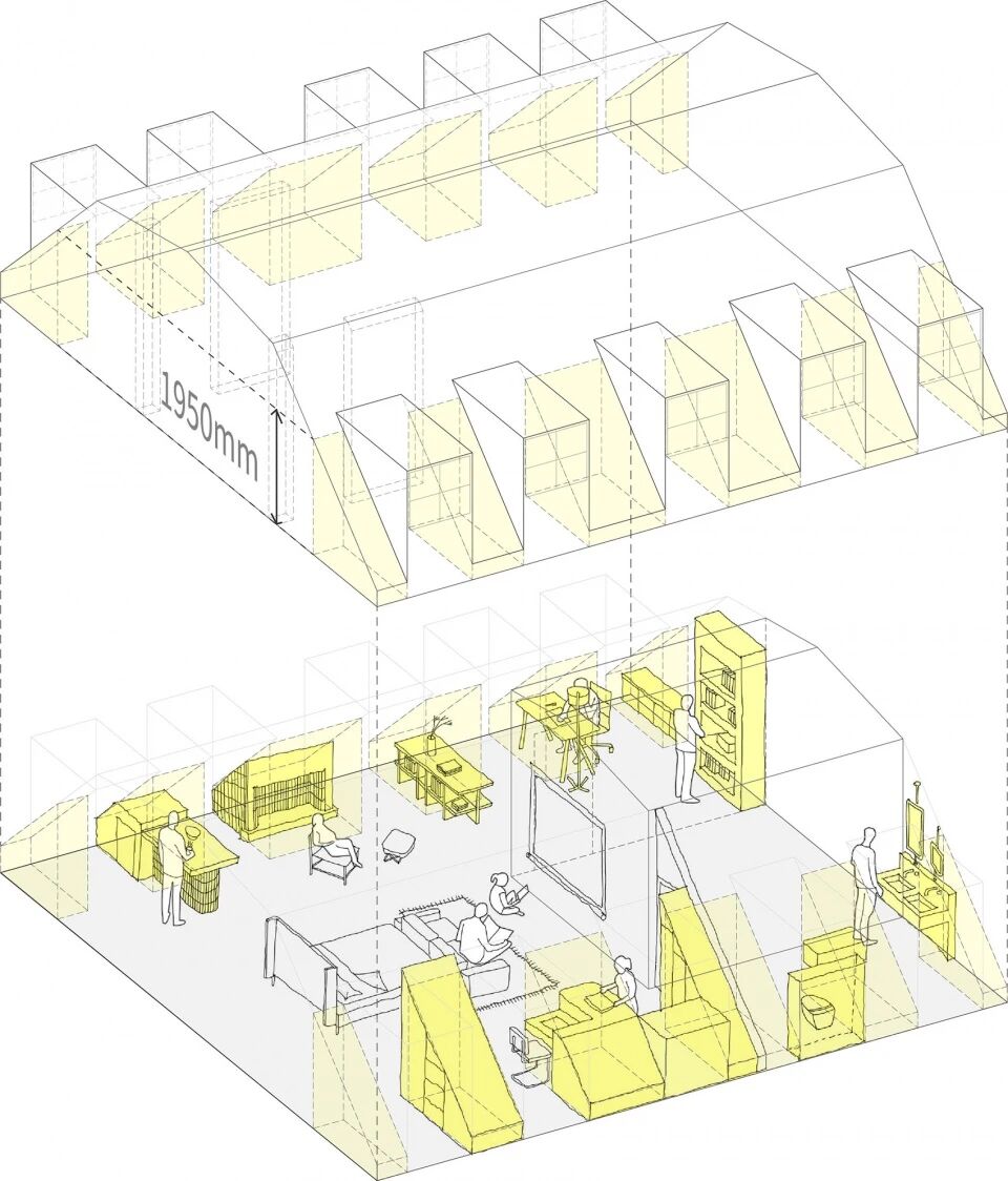 孟莎顶阁楼居所丨中国上海丨栖斯设计-13
