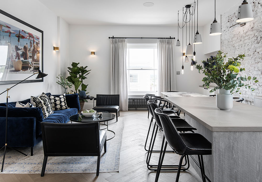 伦敦时尚北欧风复式公寓-4