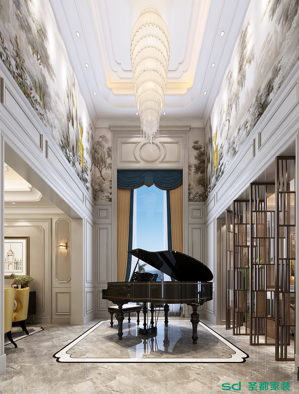 欧式文艺,一场艺术气息的视觉盛宴！丨中国金华丨圣都家居装饰有限公司-19