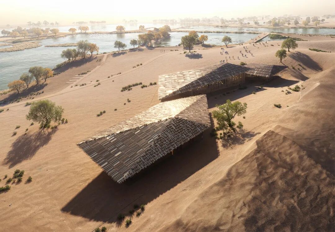 新疆罗布人村寨湖畔游客中心丨中国新疆丨Aedas-15