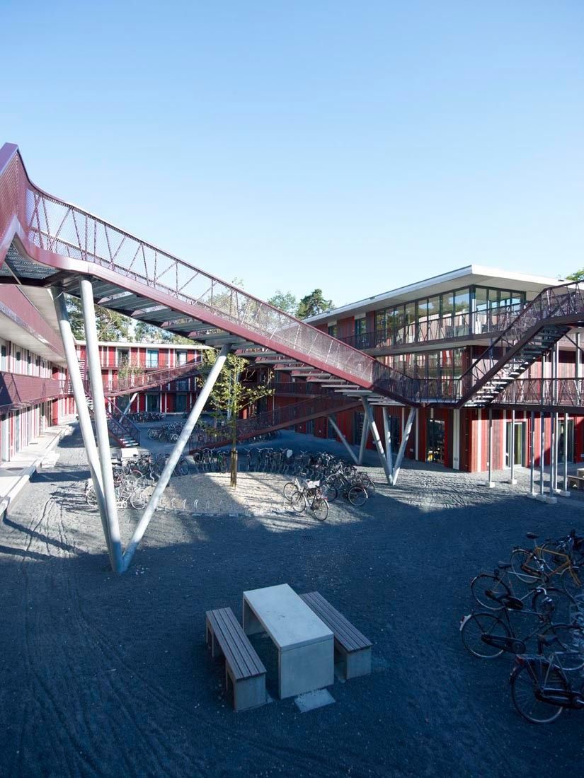 荷兰校园里的混搭生活空间-14