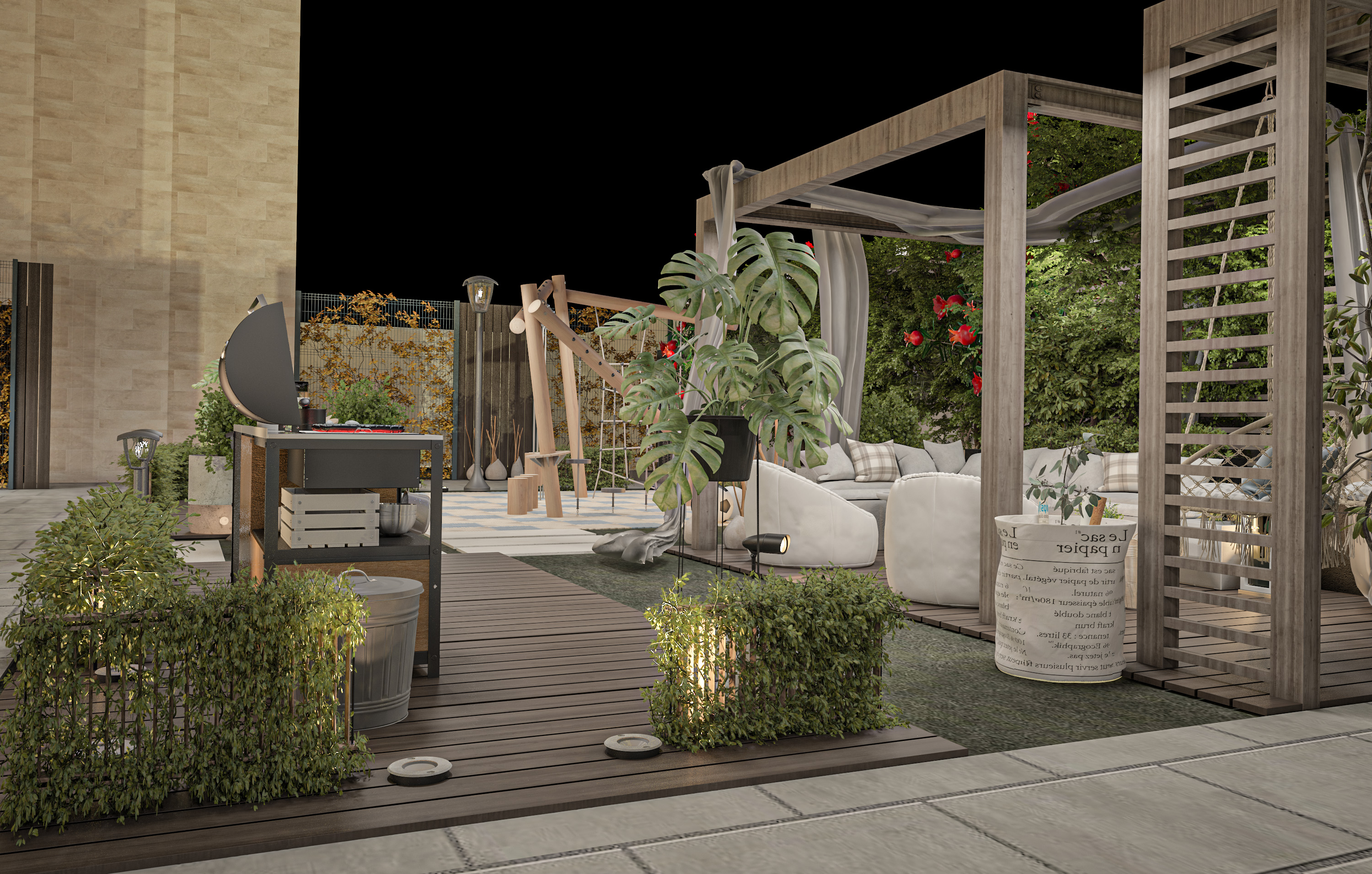 NIGHTMOOD 景观设计丨阿联酋迪拜丨DEKORNA INTERIOR DESIGN STUDIO-11