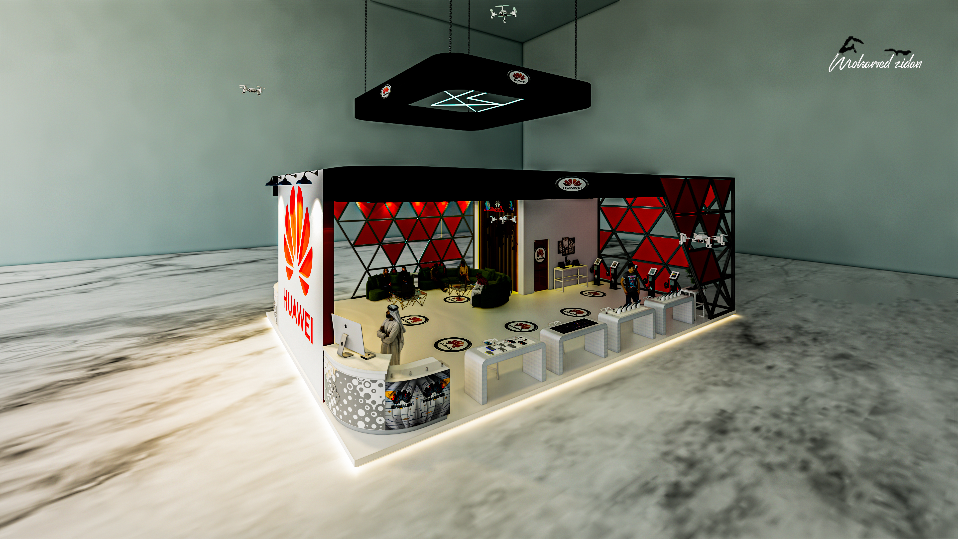 华为展览丨沙特阿拉伯丨Mohamed Zidan-6