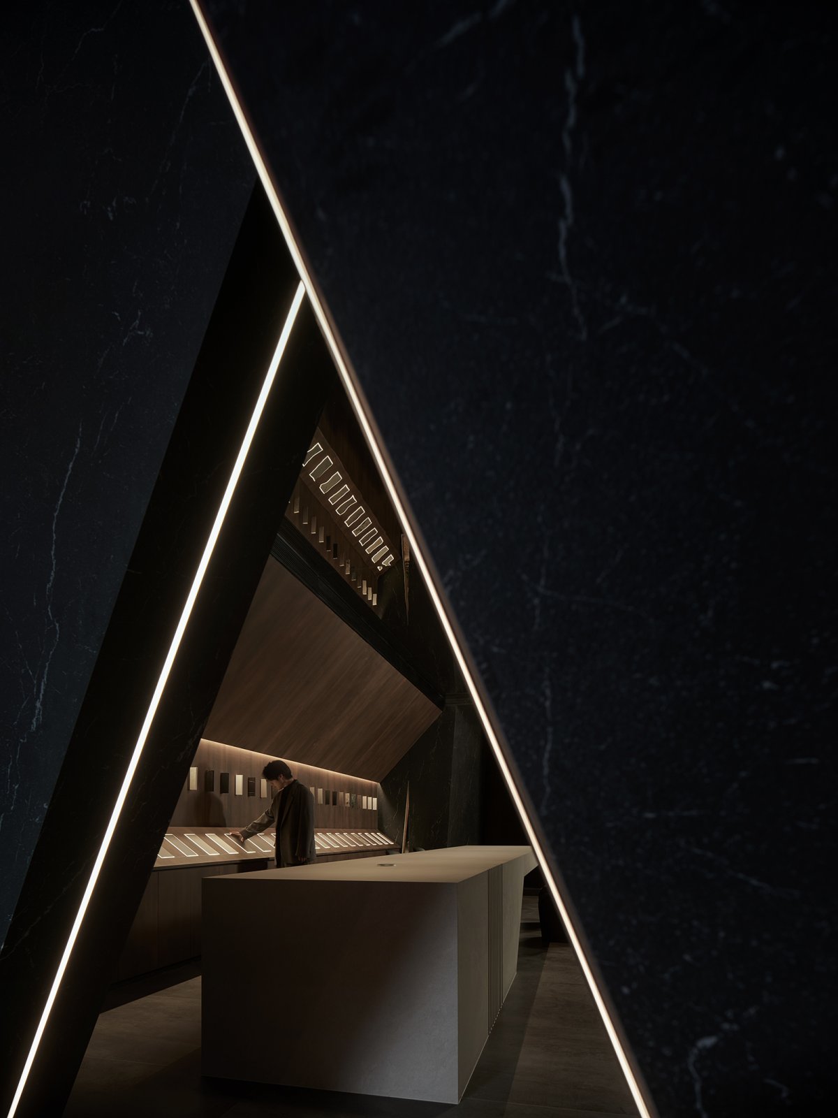 inalco 英纳克岩板展厅丨叶设计-35