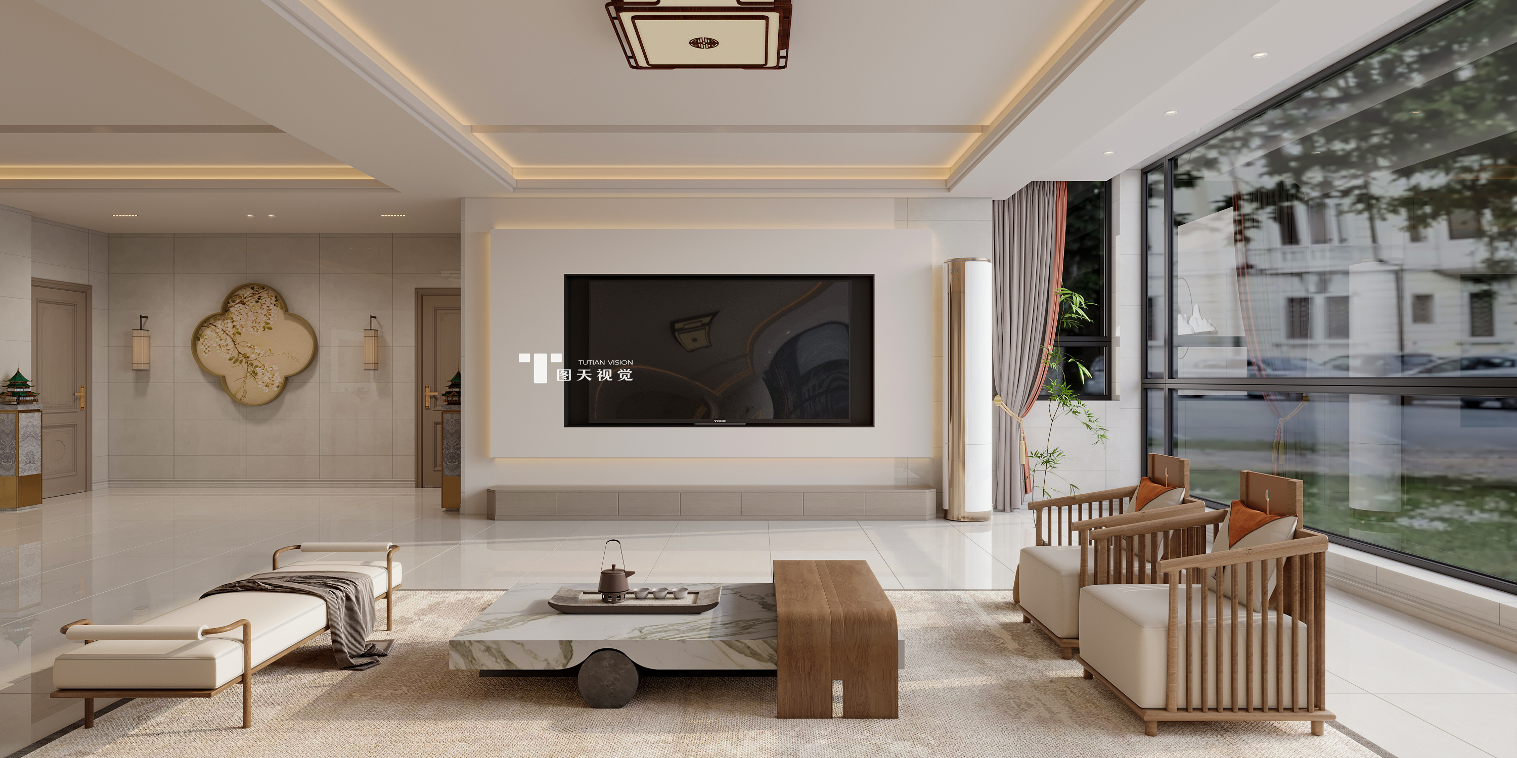 儒雅中式自建房 · 温润质感全屋瓷砖-1