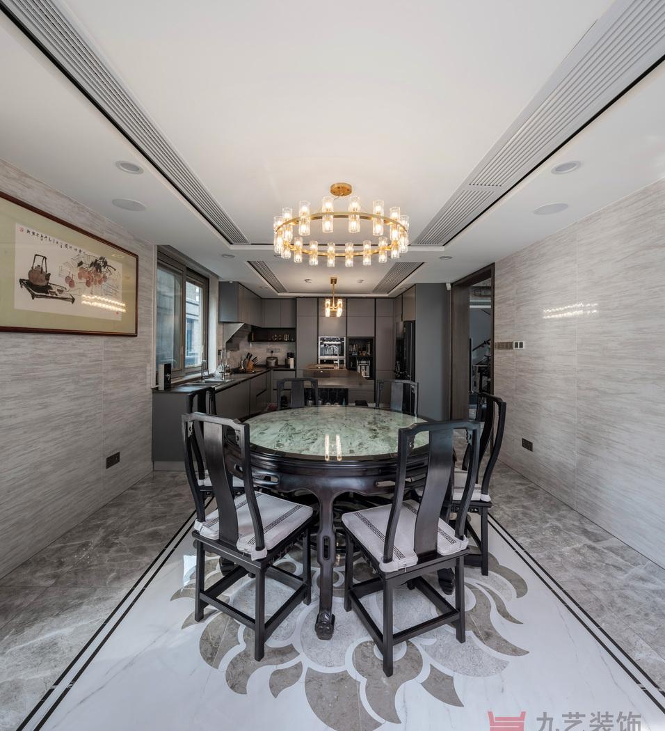 九艺装饰丨别墅丨【优雅中式】东方极境-22