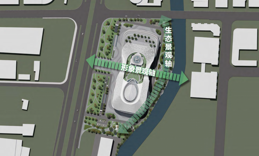 项目|曲线美学未来建筑：汽车交易展示中心建设项目-39
