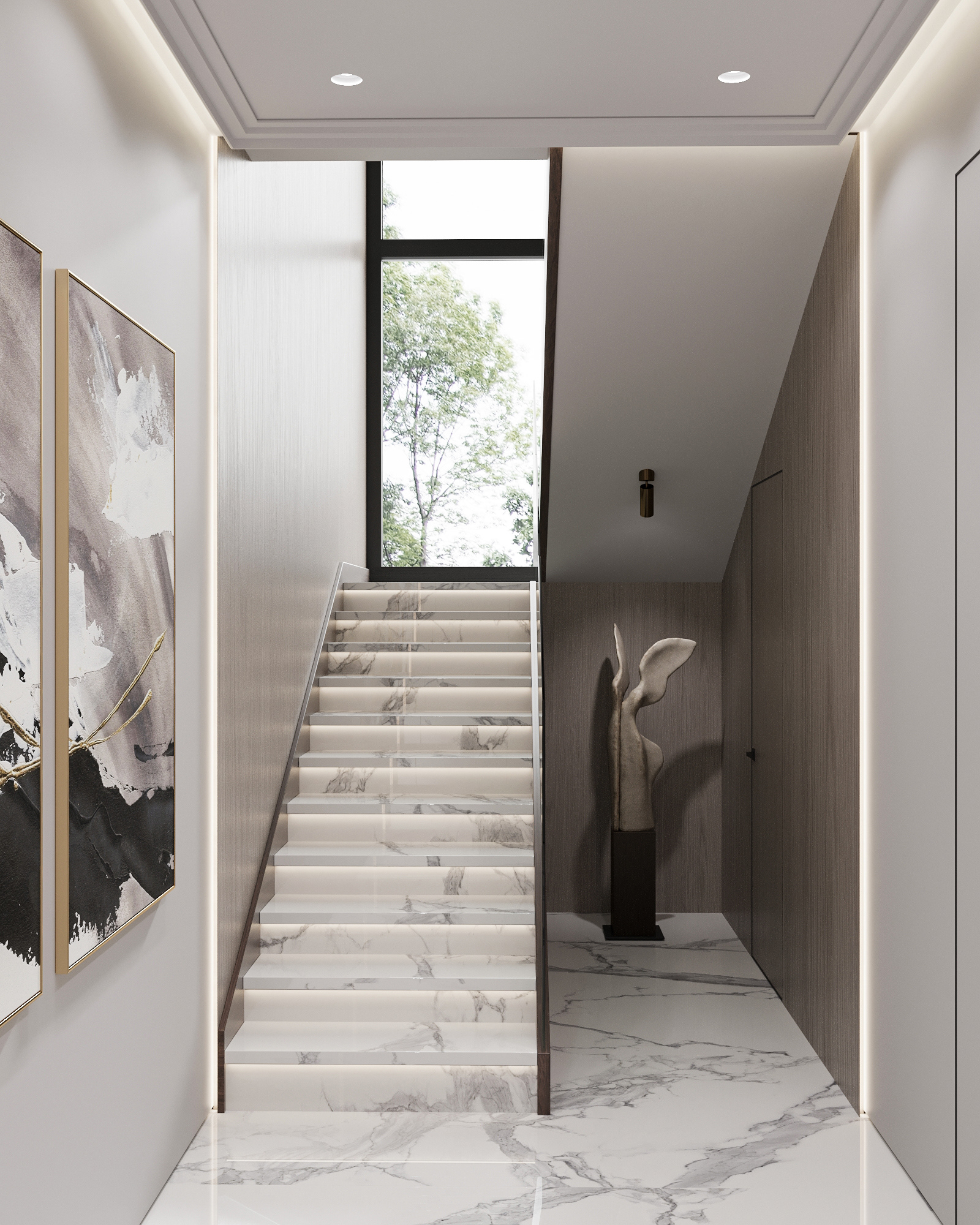 Beige home. Lobby-10