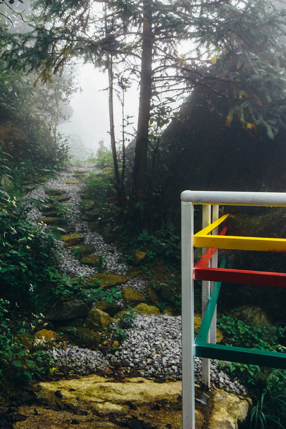 白水洞天,山野几何·白水洞村石瀑间的线性钢亭组群丨中国邵阳丨湖南大学建筑与规划学院-55