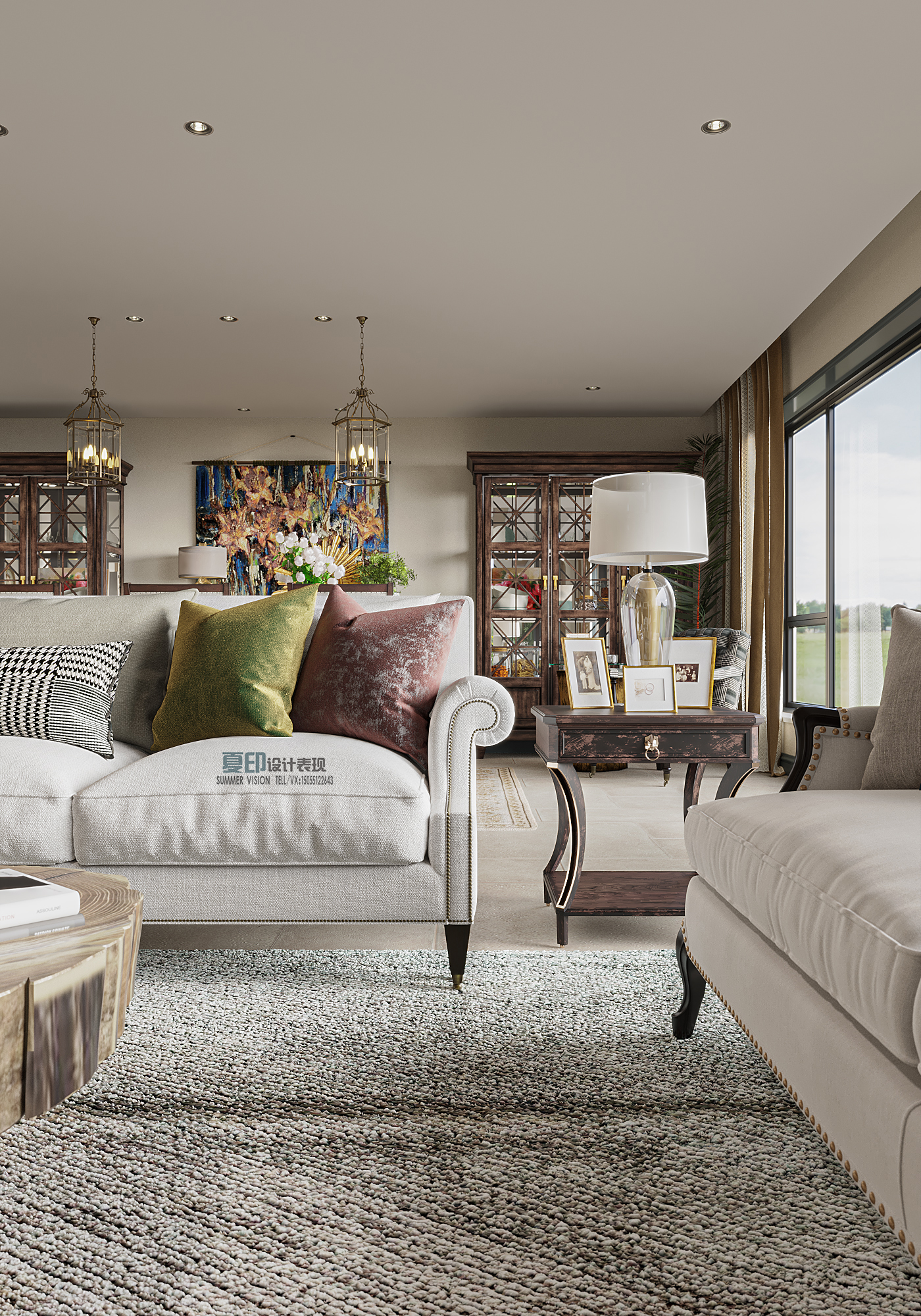 美国乡村风格别墅设计丨杨岸-6