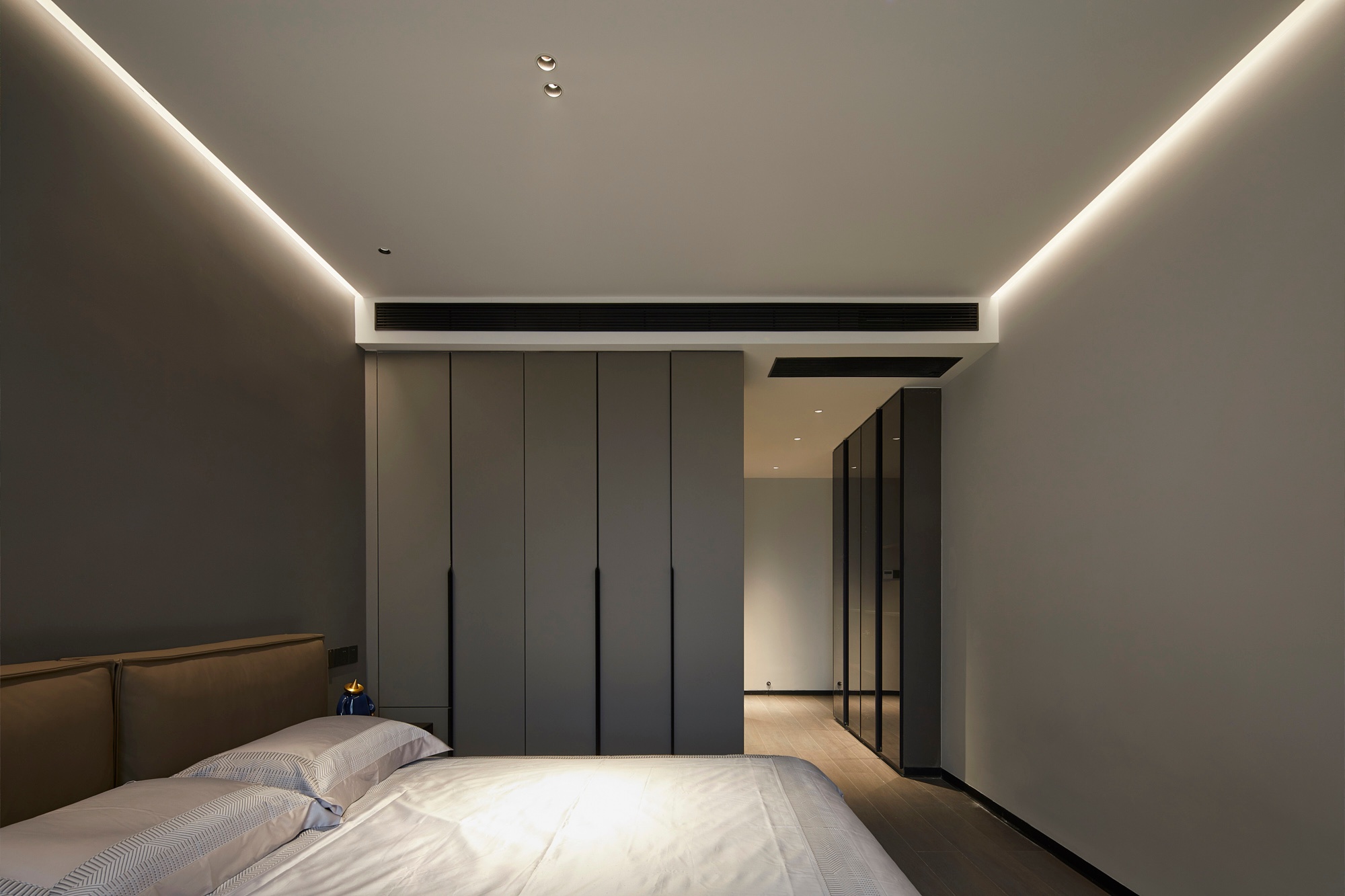 黑白温度 · 泸州天誉誉府的现代黑白灰住宅设计丨中国泸州丨松间设计-30