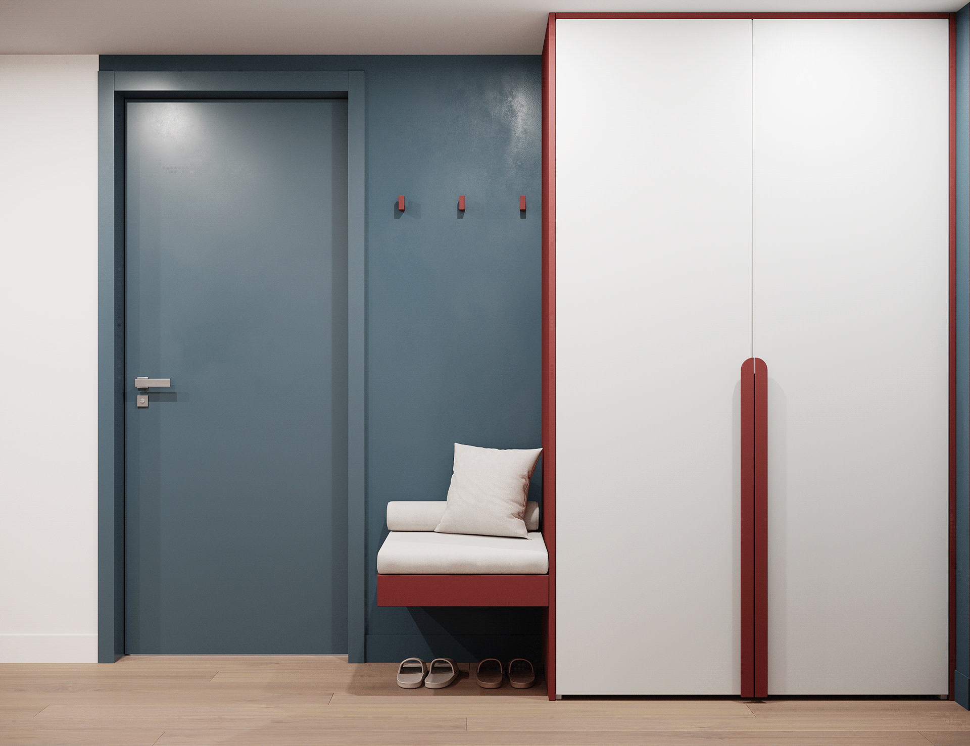 Calm Geometry公寓室内设计-12