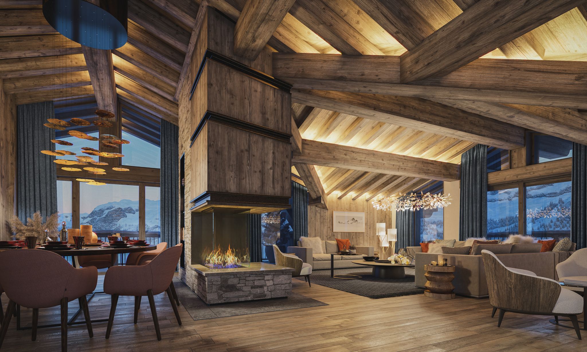 Le Chardon 室内设计丨法国丨Homme Habitat,JMV resort-1