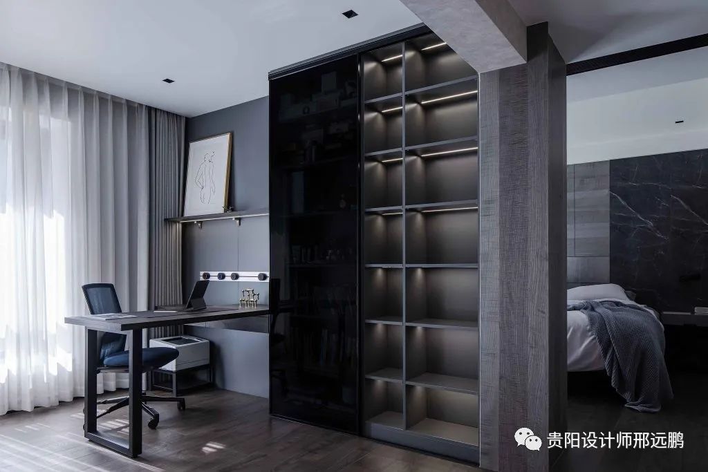 现代简约平层住宅设计-24