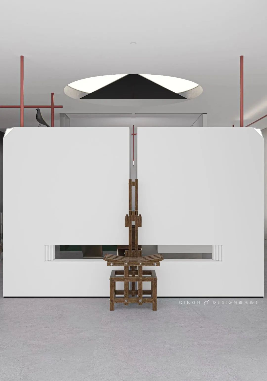 石窥·只此青绿·生命红线 · 拾積木作展厅设计丨中国河北丨青禾设计团队-0