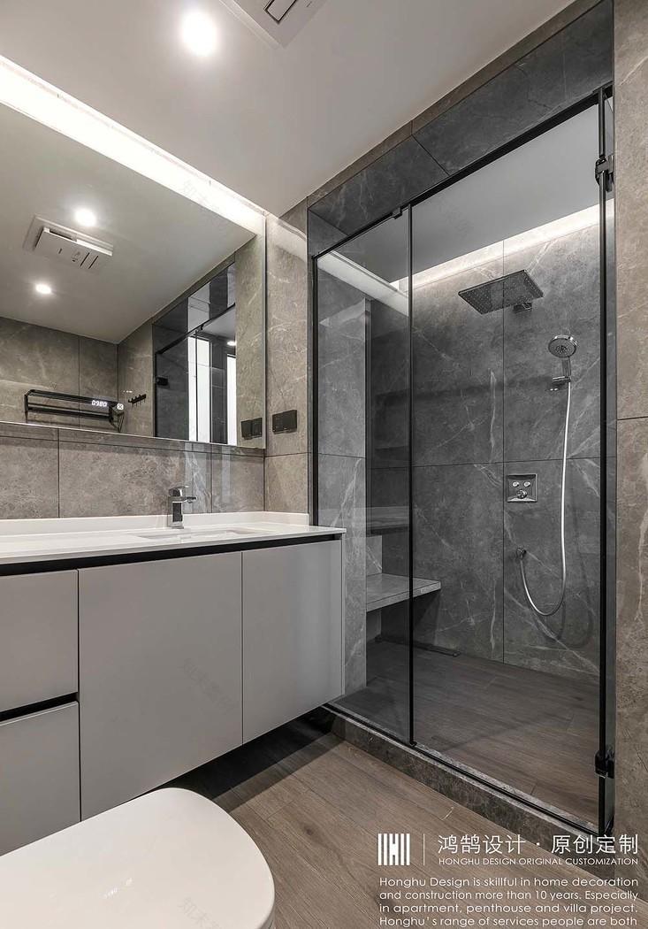 白色平层空间的灵动设计丨中国上海丨鸿鹄设计上海-32