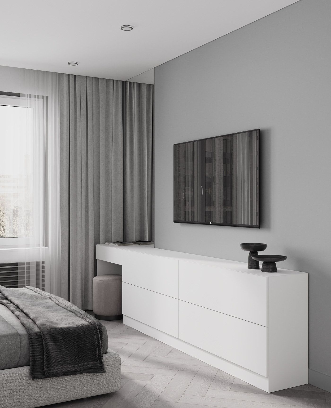 浅色系公寓设计 美的好高级！-24