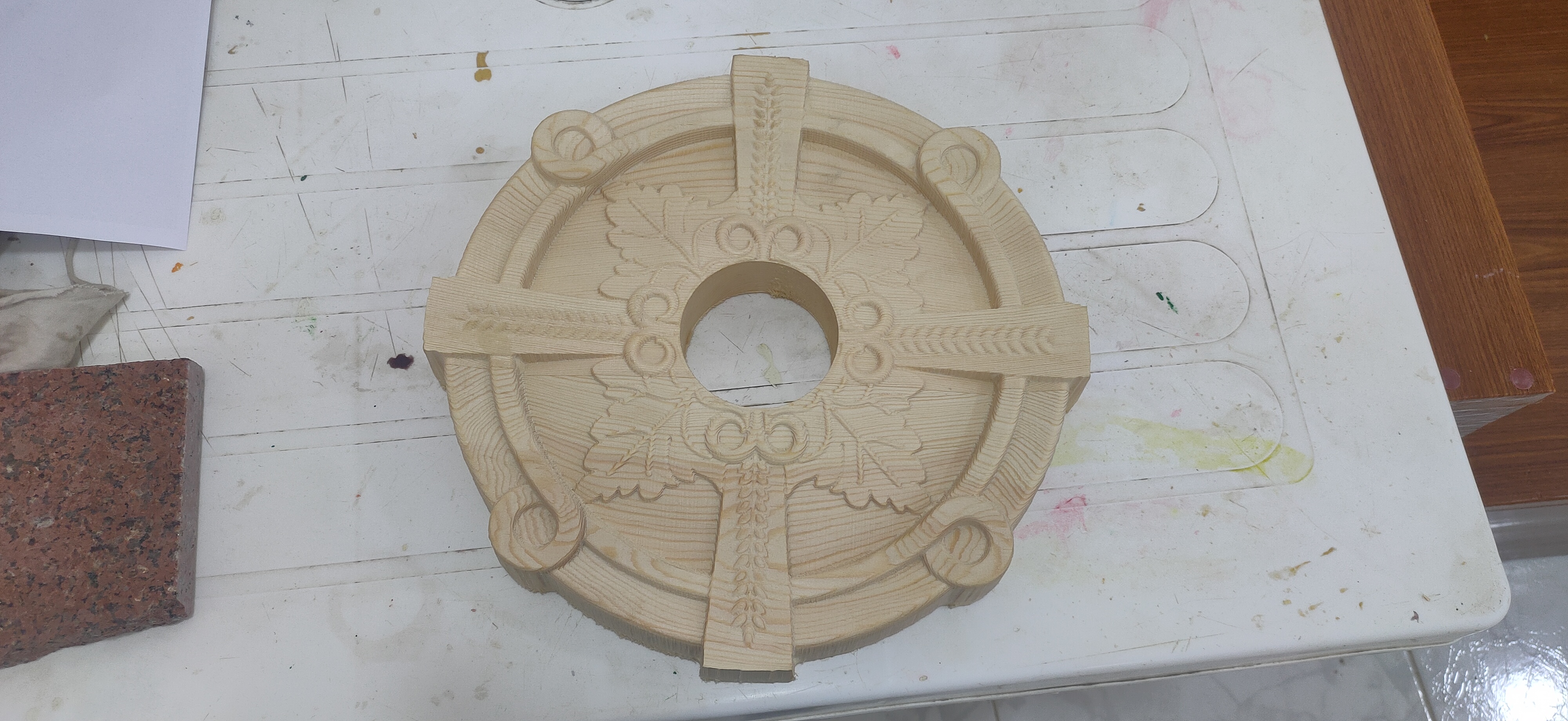 CNC wooden work for church-57