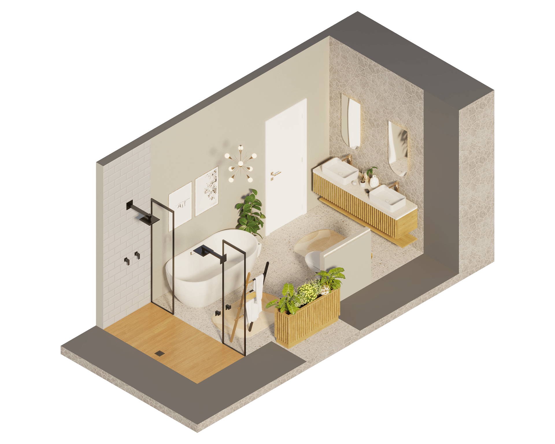 Where Stone Meets Comfort: A Master Bathroom Renovation-15