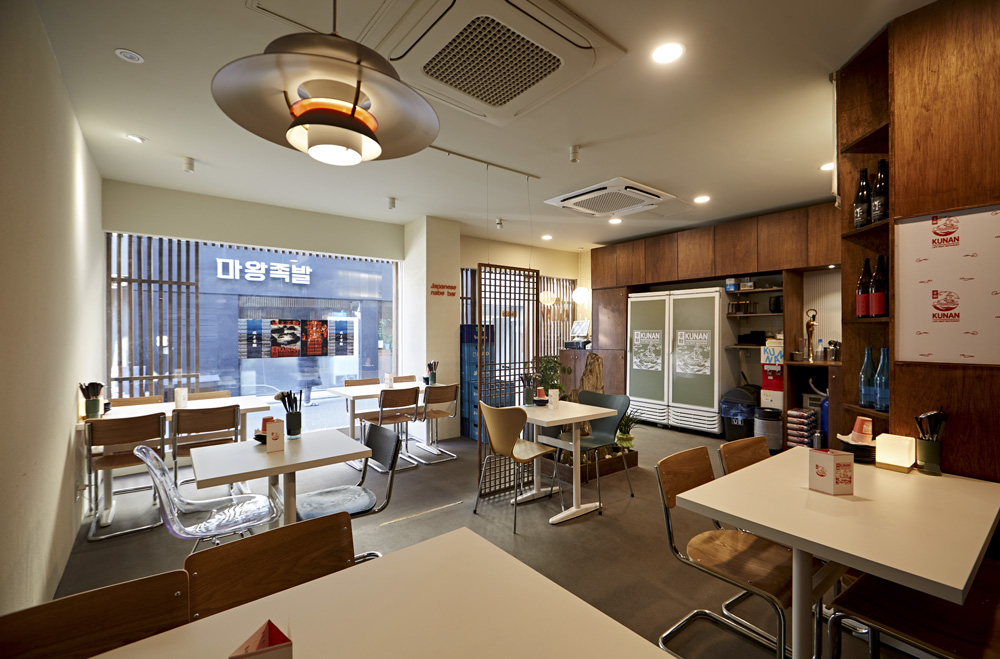 首尔심야식당 쿠난 | 화이트우드 앤틬크打造现代简约餐厅-4