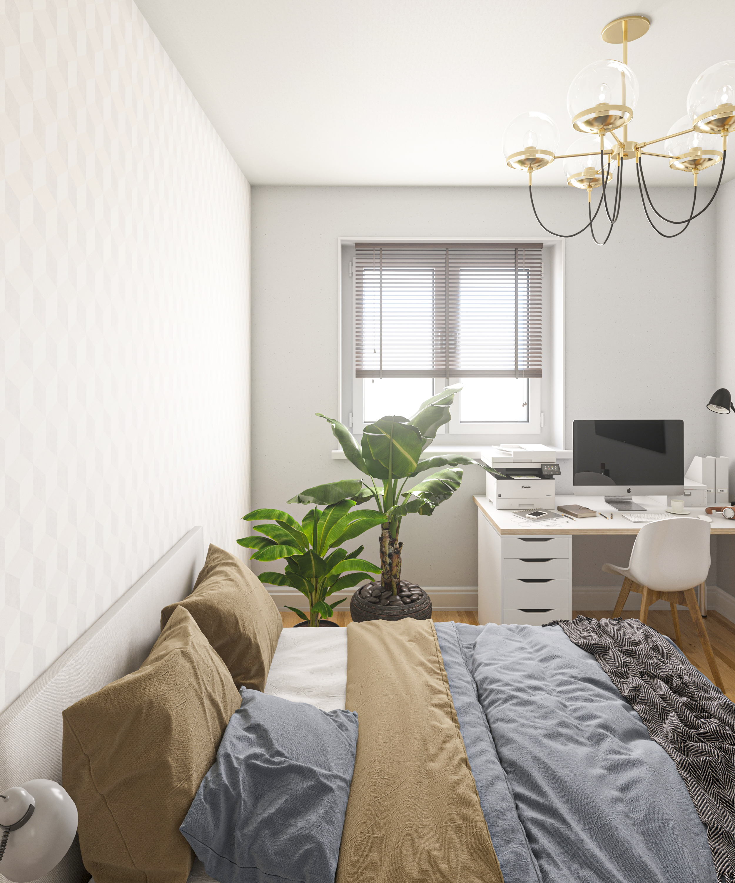 Design and visualization of an apartment in France-1