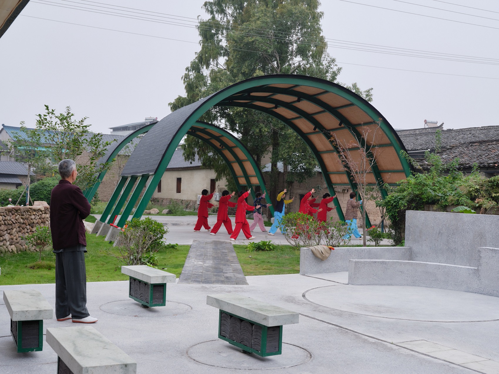 “两个半”·古市镇下街茶广场丨中国浙江丨衍述设计-75