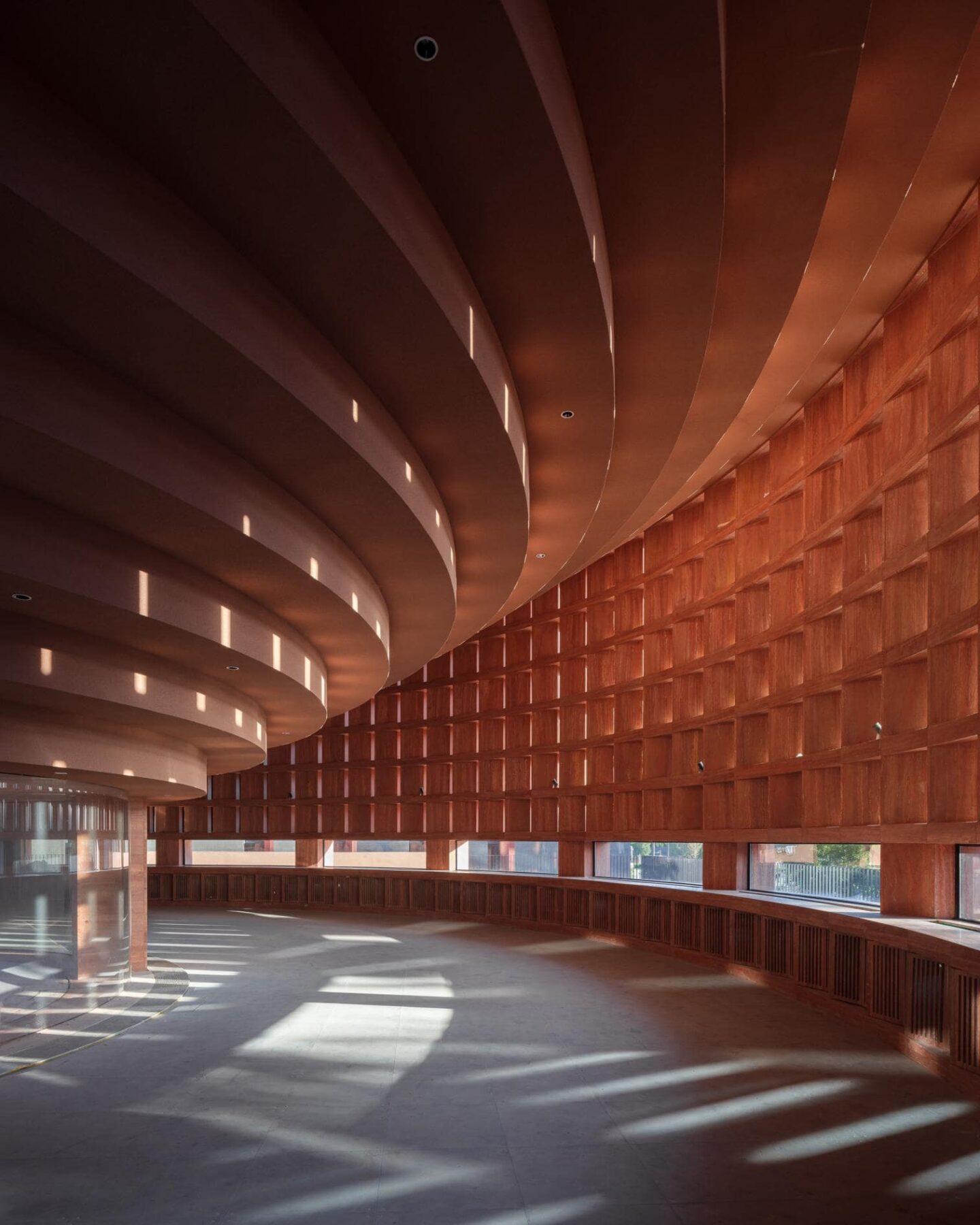 Neri&Hu Adds Sculptural Terracotta-hued Structure To Qujiang Museum Of Fine Arts - IGNANT-10