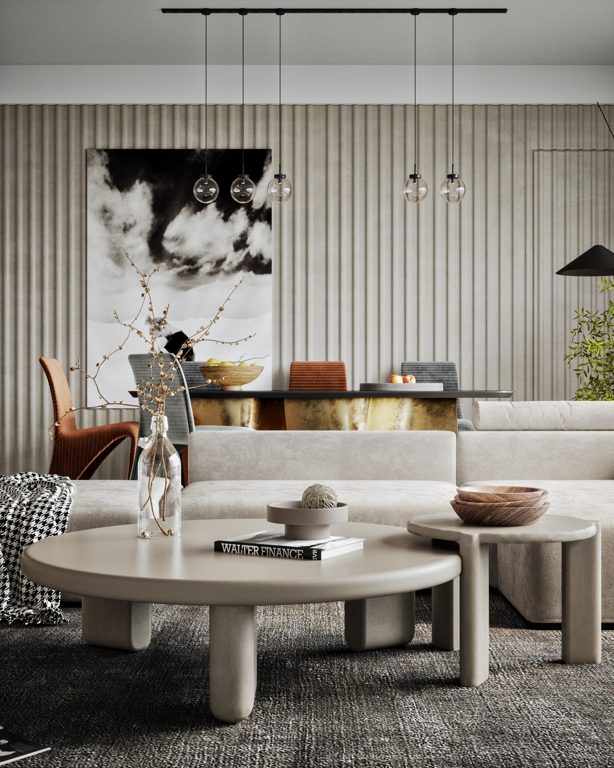 现代合启公馆 | 3ds Max 2019 与 Adobe Photoshop CC 2019 的室内设计魅力-6