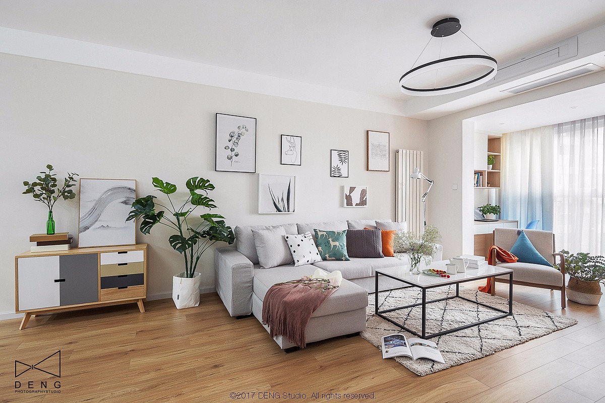 清新北欧风，河畔新世界——成都河畔新世界住宅  喜屋设计-9