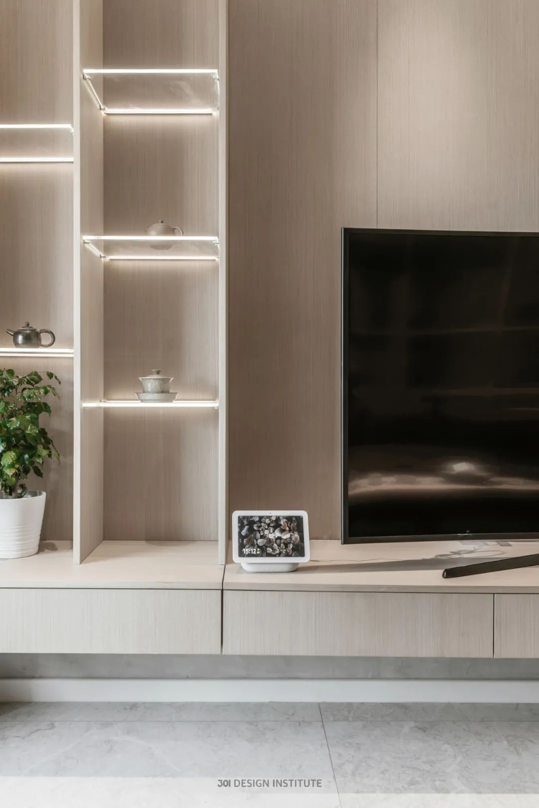 广州骏景花园现代简约茶室家居设计丨中国广州-17