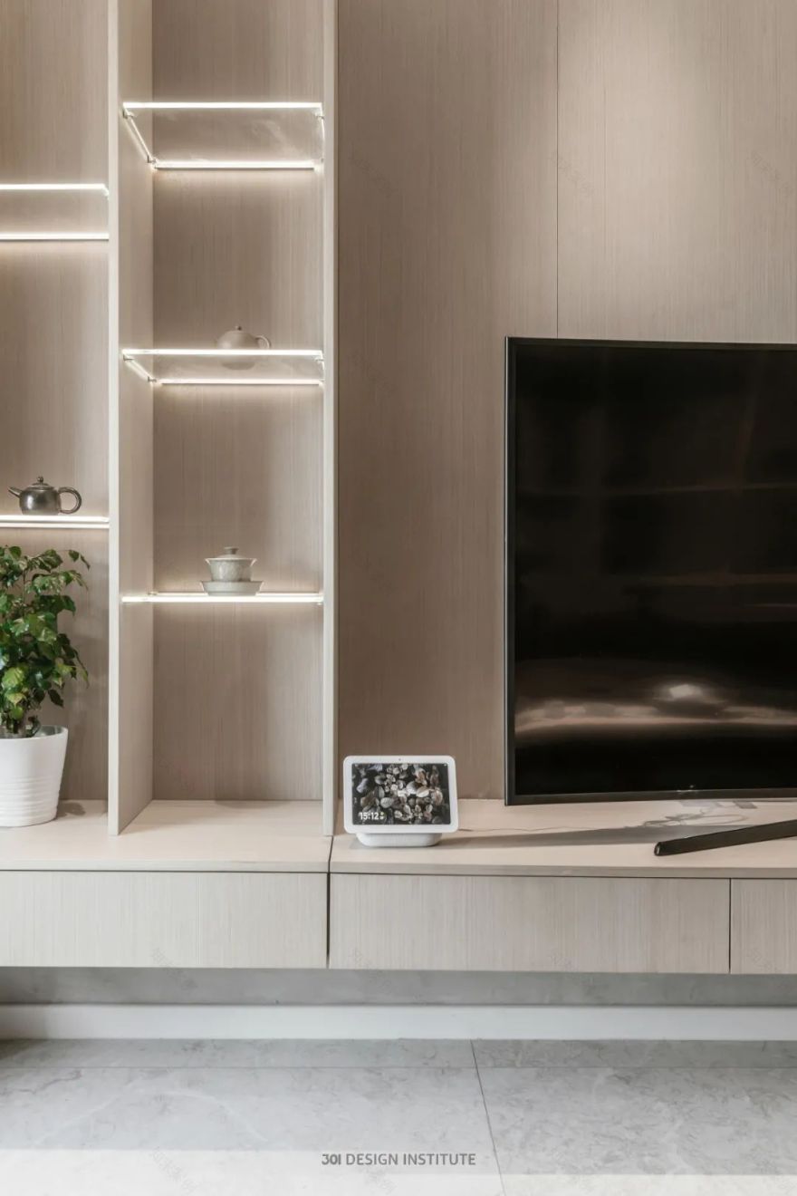 广州骏景花园现代简约茶室家居设计丨中国广州-17