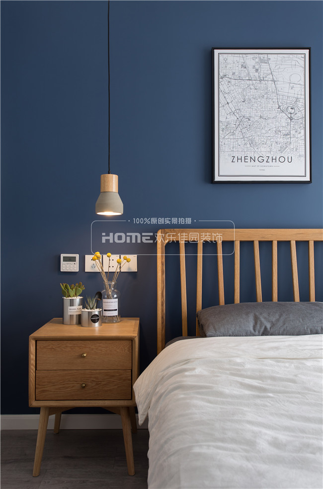 北欧风情的神秘孔雀蓝 | 成都时光俊园 2 室 2 厅 1 卫 1 厨案例解析-58