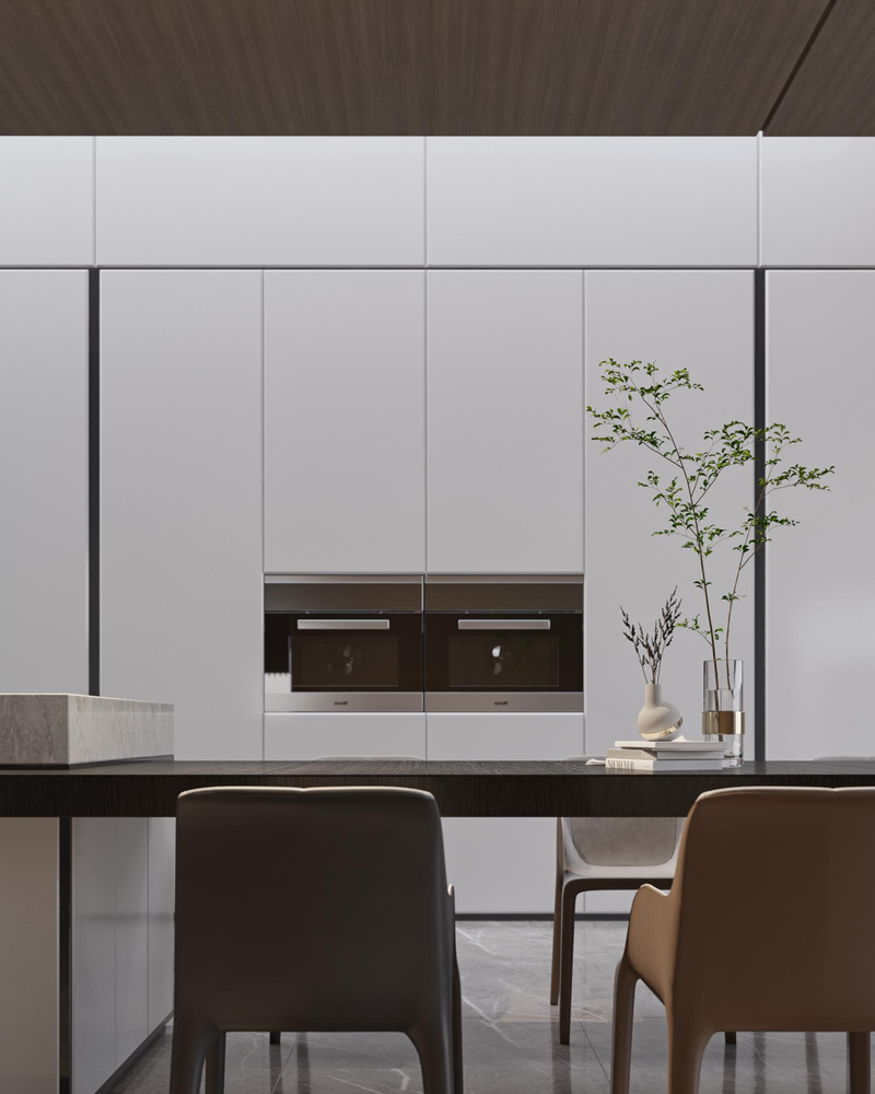 自然光影的别墅空间丨H 空间全案设计-4