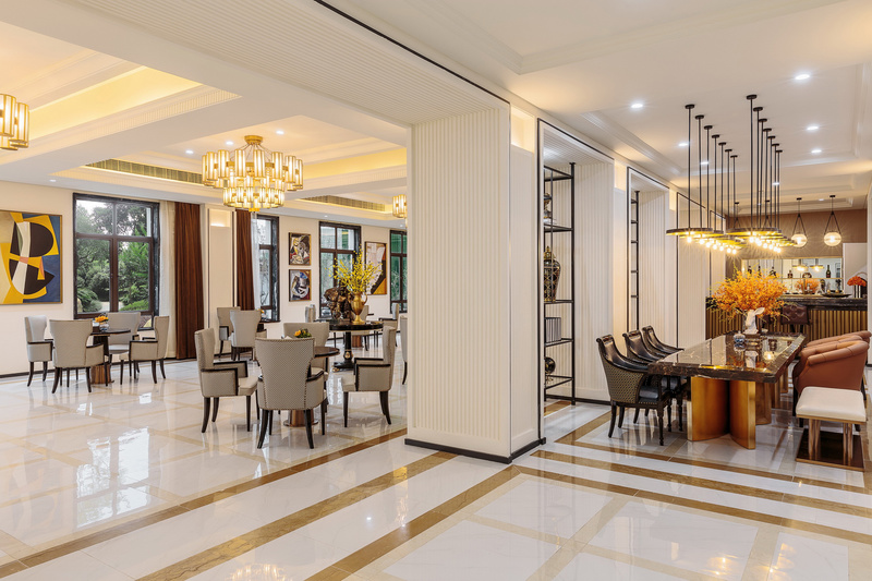 广安紫云台售楼部 | 美式大都会风格的空间演绎-13