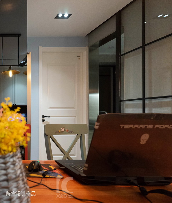 陈宣设计 · 重庆 65 平米美式工业风住宅-27