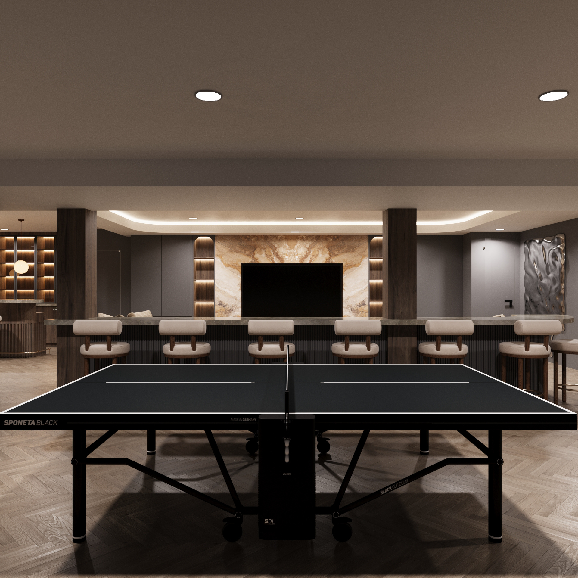 费城地下室室内设计丨美国-4