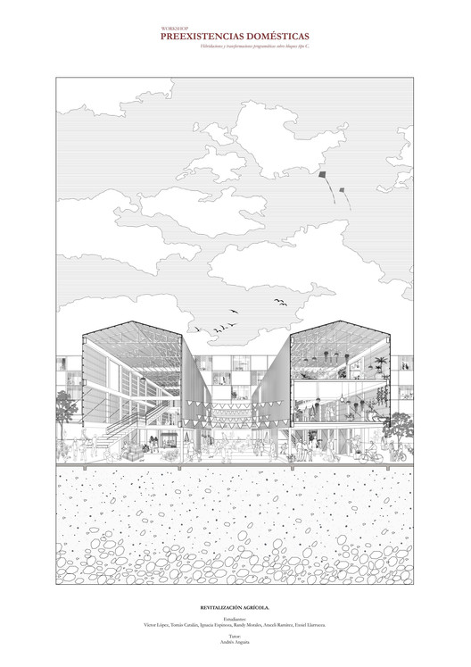 Pre E·istencias Domésticas工作坊项目丨智利圣地亚哥丨智利圣托马斯技术大学建筑学院21个团队-16