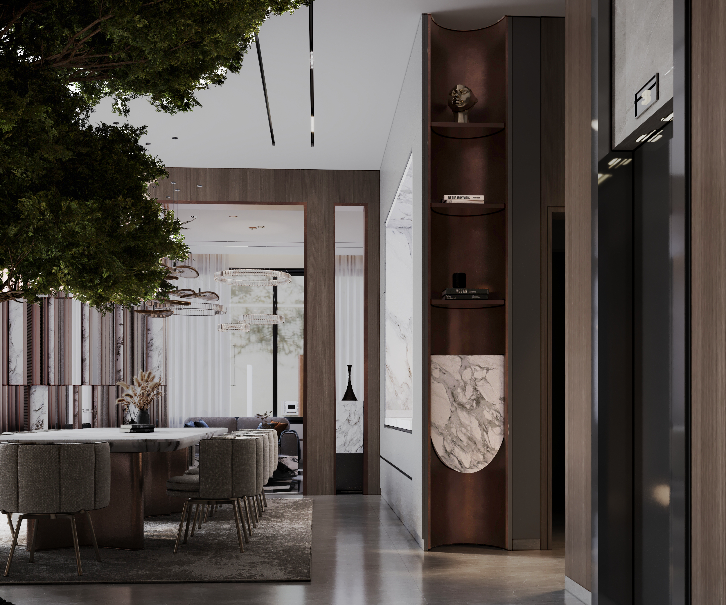 现代室内别墅丨Hassna Hassan-14