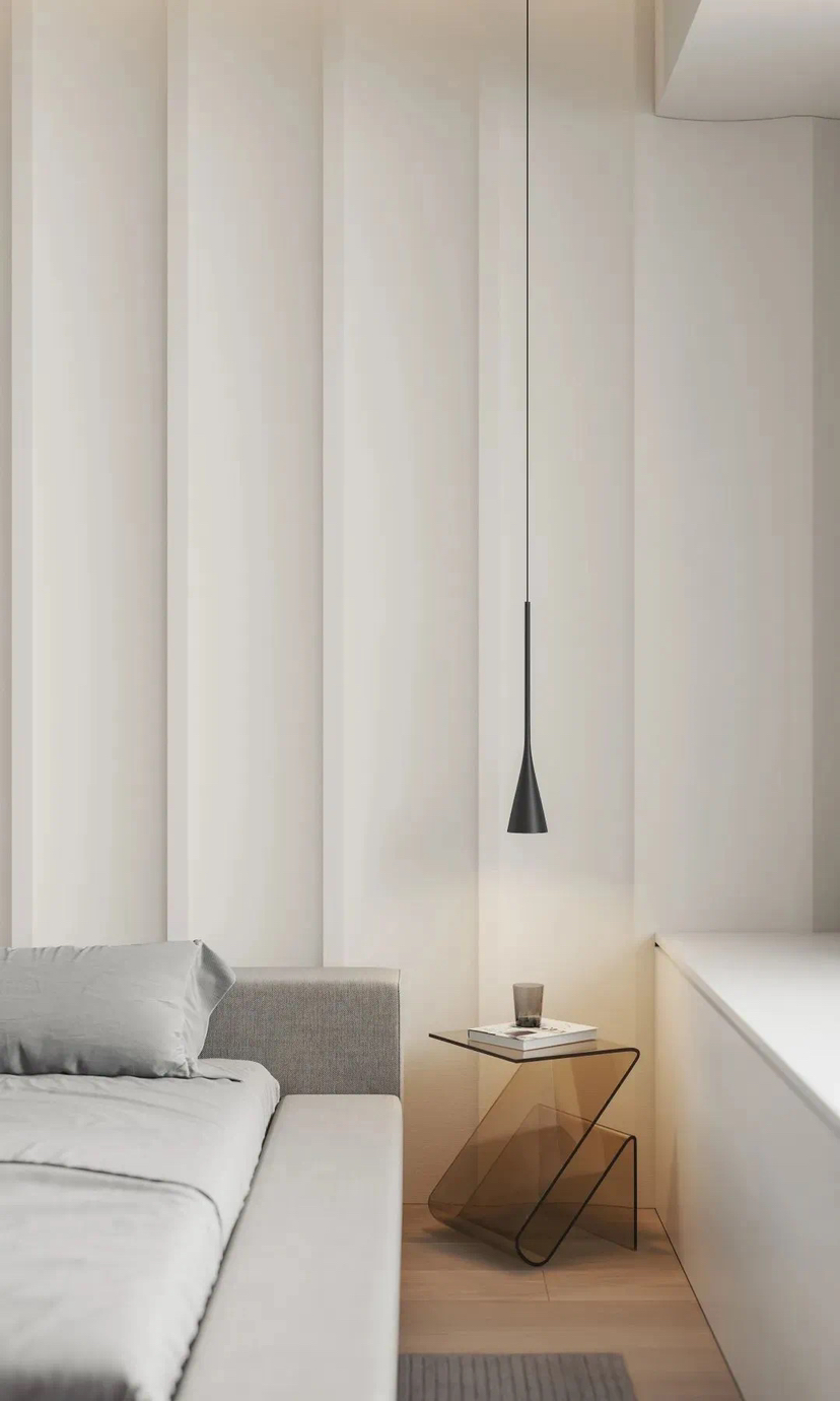 137㎡侘寂极简风住宅设计-16