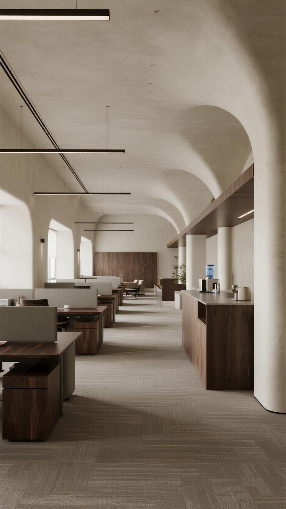 云打卡:老钱风办公室设计丨引擎联合设计-14