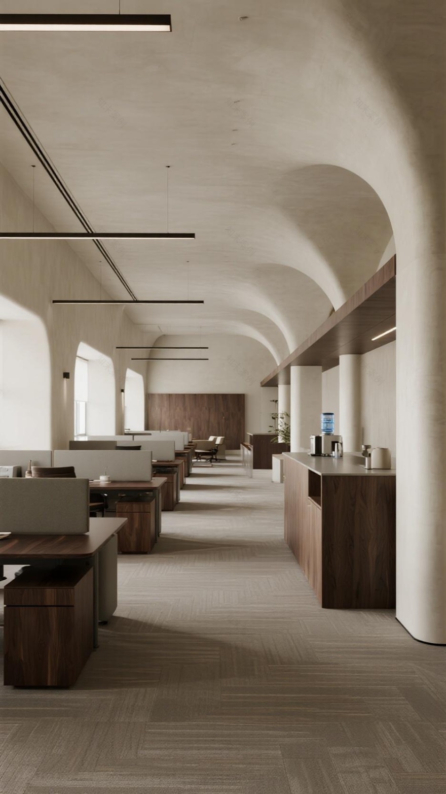 云打卡:老钱风办公室设计丨引擎联合设计-14