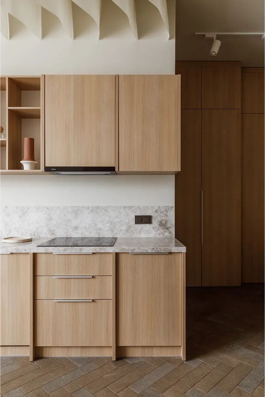 55㎡两人居暖色温馨设计丨Victoria Kalmykova-13