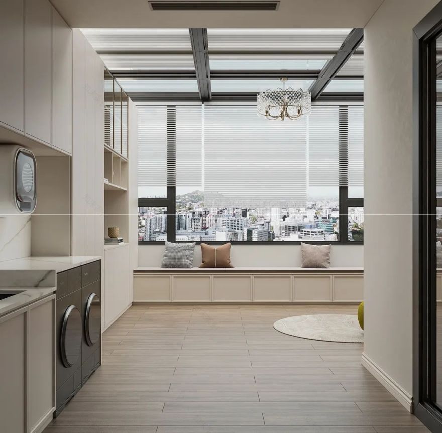 科为城墅现代法式叠墅丨青马别墅设计-39